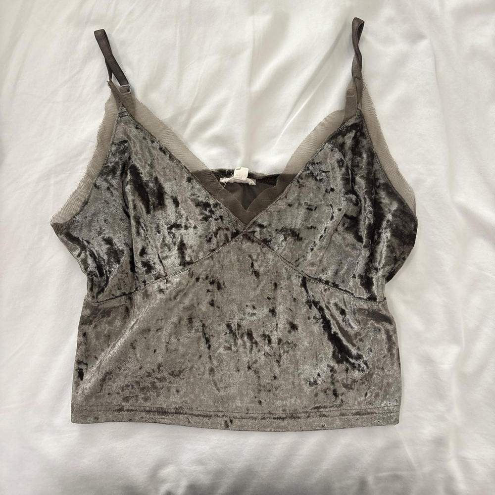 Velvet Olive Green Women's Tank